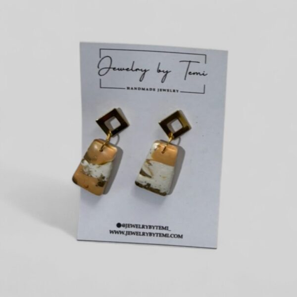 Brown marble dangles
